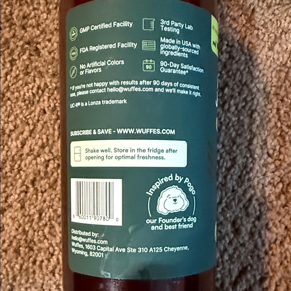 Advanced Joint Liquid for Dogs - Black - Picture 3 of 3